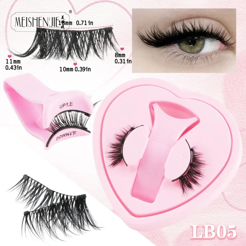 Magnetische Wimpern, 1 Stück, kein Kleber erforderlich, wiederverwendbar, natürlicher Look, 3D-Wimpern, einfach anzuwenden, weiche magnetische Wimpern-Set für Augen-Make-up — image 20