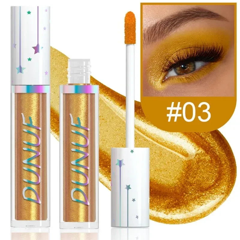 24 Farben Lidschatten-Stick, flüssiger Eyeliner, metallische Farbe, grün, Perlglanz, Glitzer, Lidschatten, wasserfest, Hochglanz-Make-up-Pigment — image 11