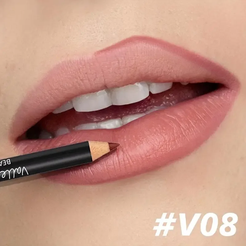 Wood Velvet Matte Lip Liner | Long-Lasting Non-Drying | Versatile Colors | Includes Berry Brown Pink Purple and Red — image 18
