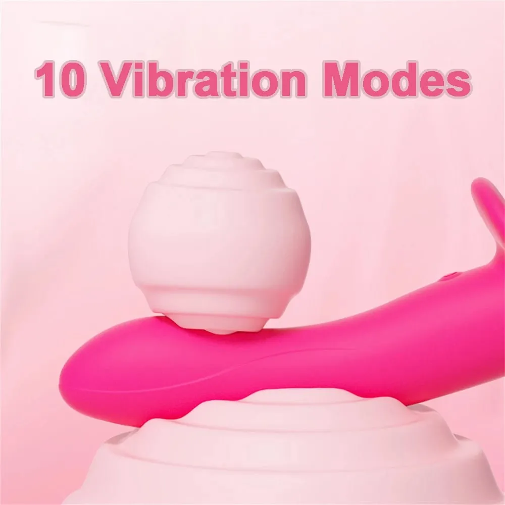 สายรัด Dildo Vibrator ช่องคลอด Masturbatoion Clitoris Stimulator สวมใส่คู่ 10 การสั่นสะเทือนเพศของเล่นสำหรับคู่เลสเบี้ยน — image 3