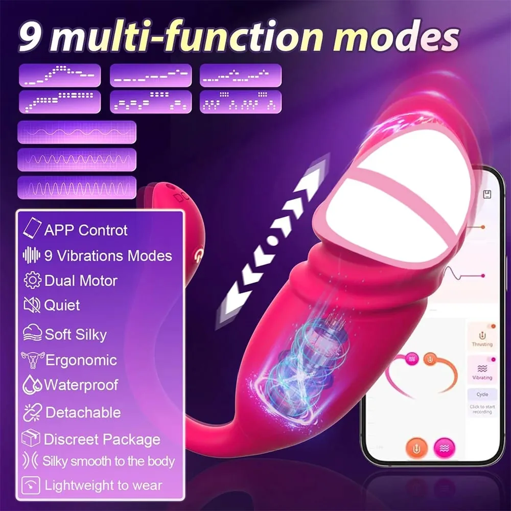 App Uzaktan Kumanda G Noktası Vibratörler Uzun Mesafe Sokma Titreşimli Yumurta Klitoral Stimülatörü Cinsel Zevk Seks Oyuncakları Kadınlar için — image 2