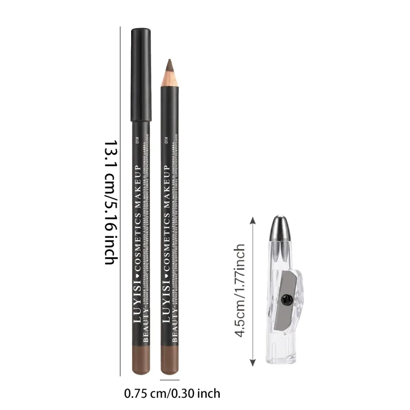 Set professionale di matite per labbra con temperamatite 2 matite per labbra impermeabili + 1 temperamatite Velluto opaco a lunga tenuta a prova di trasferimento — image 7