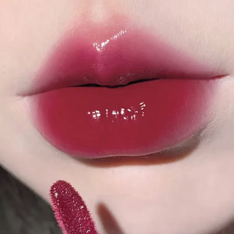 Herorange Hydrating Gloss Lip Tint Watery Texture ริมฝีปากแก้วอวบอิ่ม Long Lasting Non-Dry Dating Daily Makeup — image 9