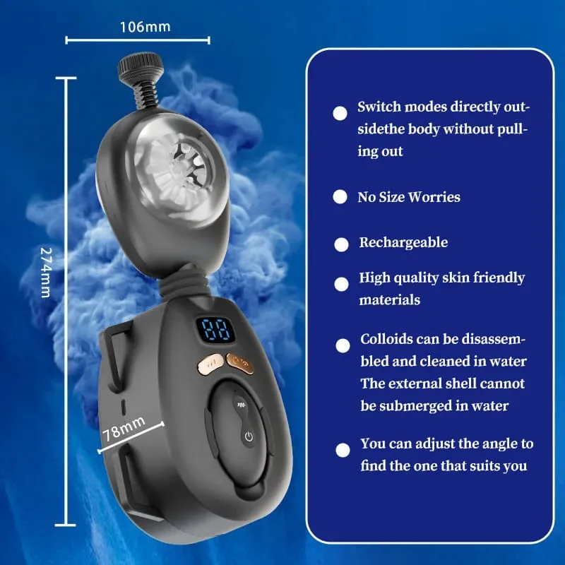 Pánský nositelný automatický masturbátor s 9 režimem dálkového hands-free Vibrátor penisu Trenér Dicks Glans Masážní stimulátor Sexuální hračka pro dospělé — image 4