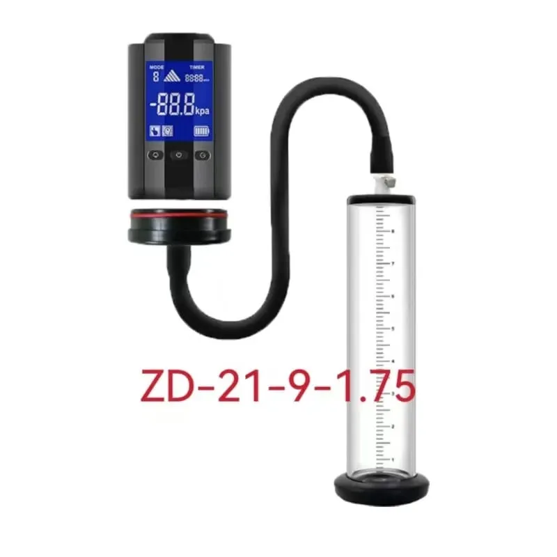 Men's Smart Penis Pump Electric Masturbator Penis Endurance Trainer Acrylic Erotic Negative Pressure Cylinder Sex Toy for Men18+ — image 9