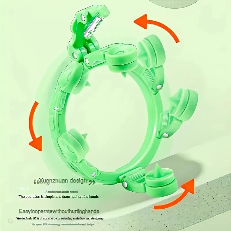 Alat Buah & Sayuran Pengupas Berputar Tangan untuk Alat Dapur Apple Pear Alat Pengupas Buah Spiralizer Idea Hadiah Mesin