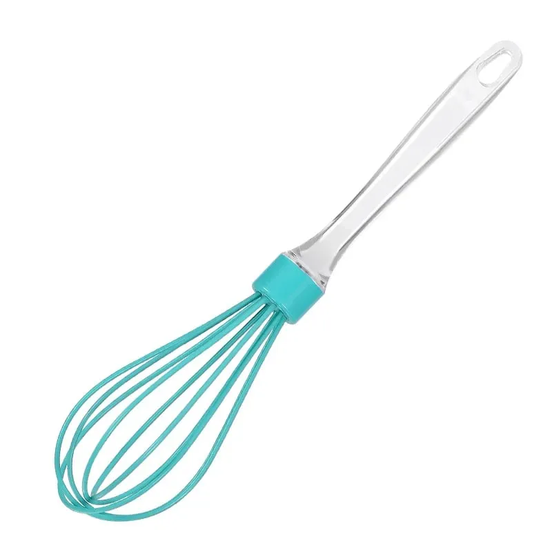1 PC 10 นิ้วคู่มือโปร่งใสซิลิโคนไข่ Beater เค้กครีมผสมไข่เบเกอรี่ Gadget — image 14