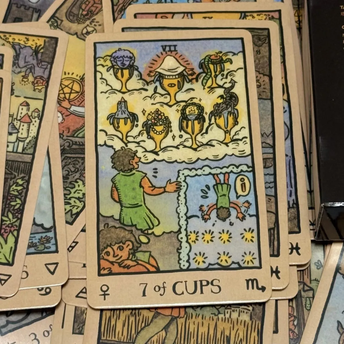 Cartes Akashic Eye Tarot Édition portable anglaise Guide facile à lire Idéal pour les débutants Divination Méditation et jeux de fête — image 4