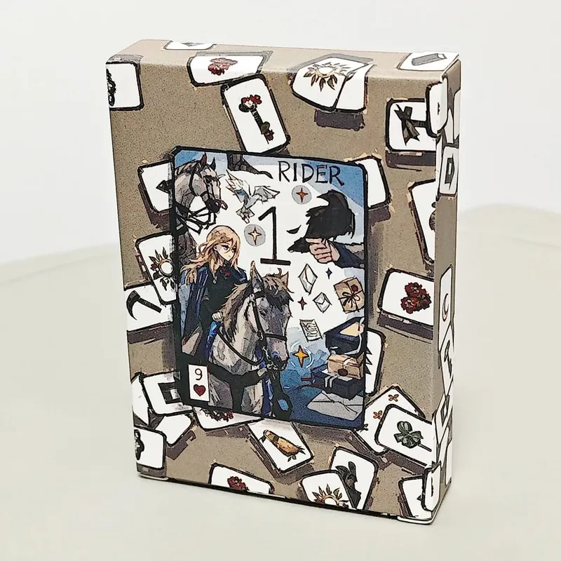 42 Bộ bài Lenormand thân thiện với người mới bắt đầu Hệ thống Rana Lenormand nguyên thủy 9 * 6cm