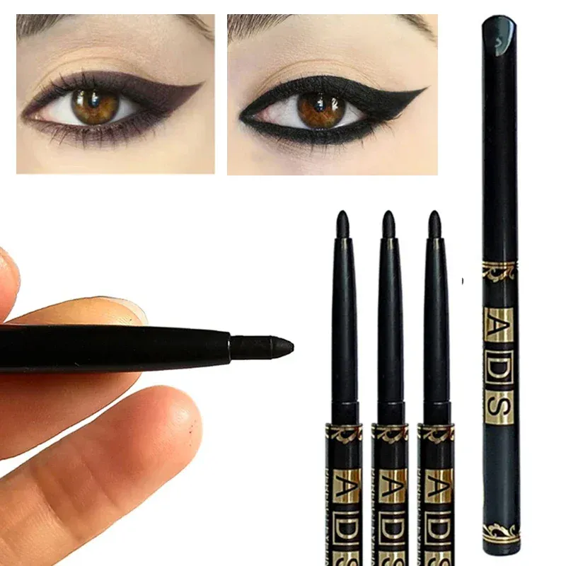 Automatic Gel Eyeliner Pencil Waterproof Long Lasting Black Eye Liner Twist-Up No Sharpening Easy Glide Makeup for Women — image 1