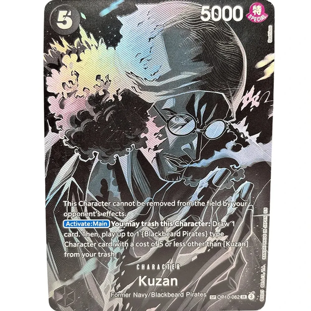 Karty kolekcjonerskie Roronoa Zoro ST18-004 EN Lśniąca kreatywność Rzadkie holograficzne wytłaczane teksturowane karty foliowe — image 4