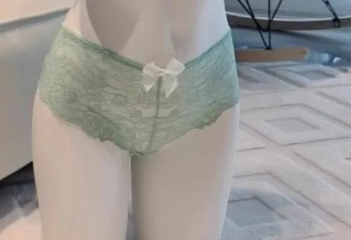 Mintgrünes Neckholder-BH-Set, kabellose Spitze, verstellbare Polster, herzförmiger Rücken für Damen, Unterwäsche und Oberbekleidung — image 9