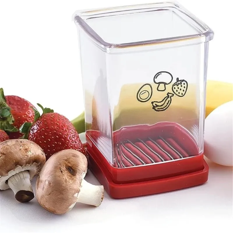 Kitchen Speed Cup Slicers Cutter Fruktverktyg för ägg Frukt Grönsaksförrätt — image 5