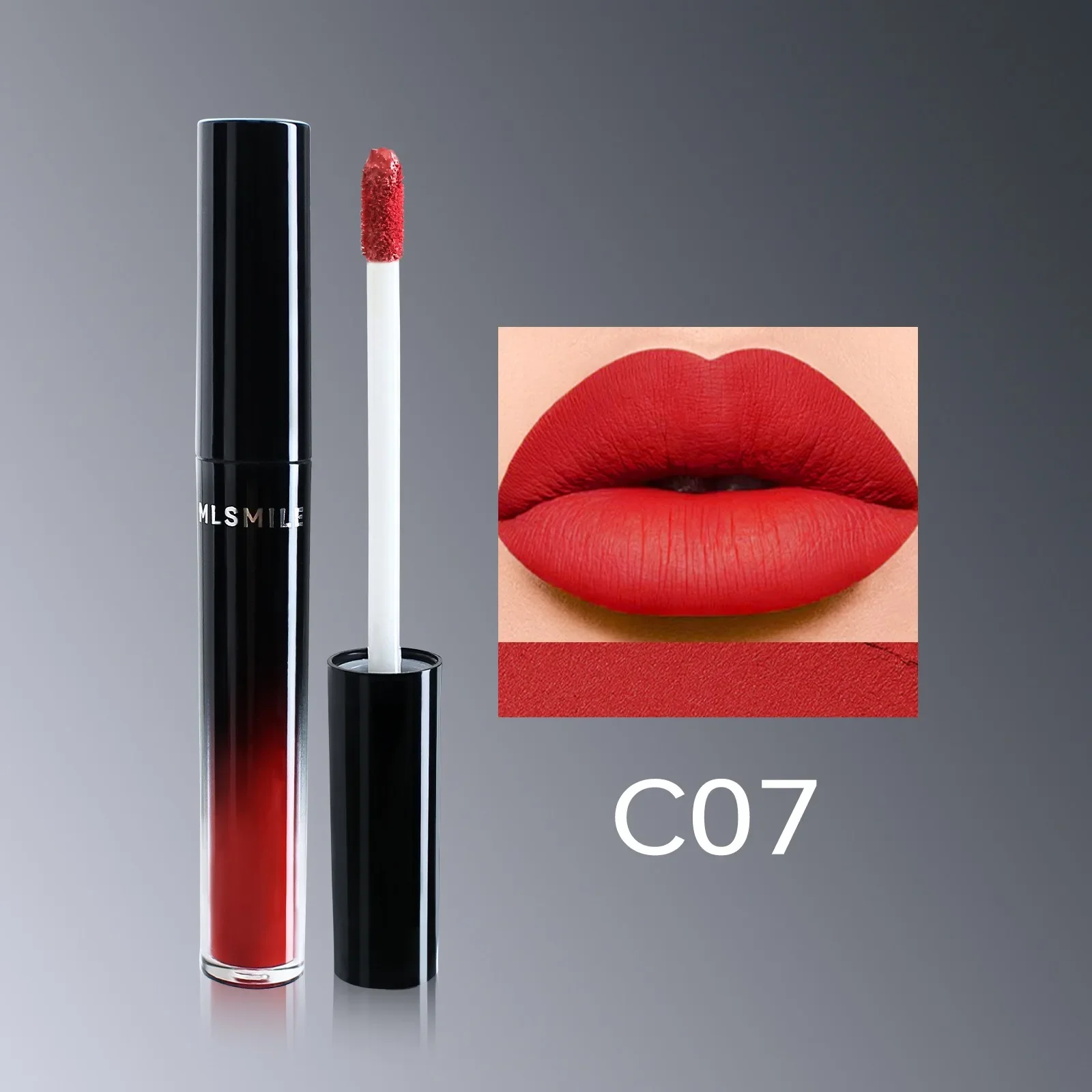 Wasserdichter flüssiger Samt-Matt-Lippenstift, transparentes, feuchtigkeitsspendendes Lippenöl, perlmuttartige, satte Farbe, Lipgloss-Tönung, dauerhafte Kosmetik