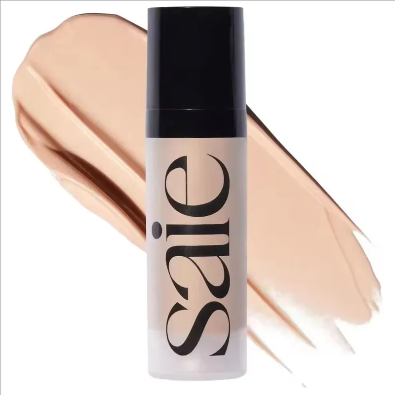 Saie Hydrating Blendable Dewy Liquid Blush Mat Svampehoved Blusher Naturlig Holdbar Brighten Facial Contour Blush Tint Makeup — image 8
