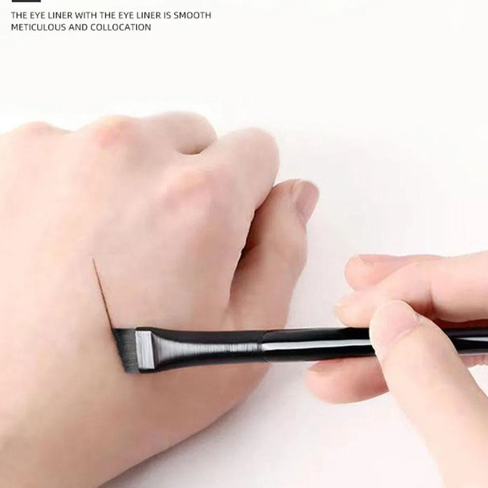Øjenbryn Eyeliner børste Lille vinklet lille vinklet øjenbryn kosmetisk liner 1 stk børste makeup børster konturværktøjer bryn børste — image 6