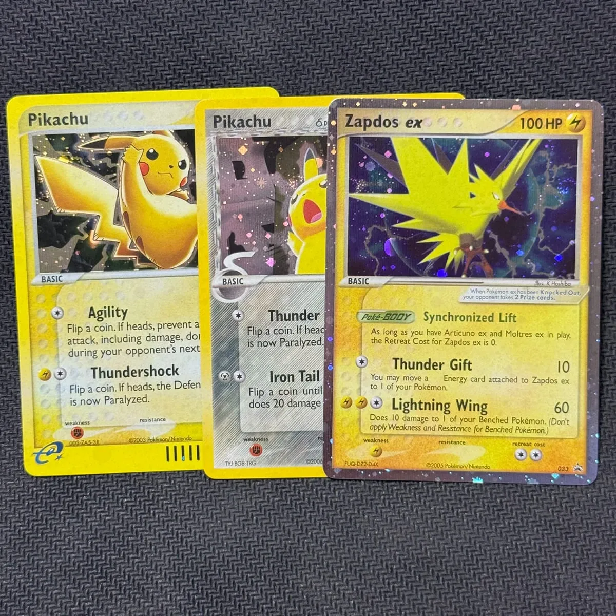 Proxy การ์ด Nintendo Black Star โปรโมชั่น Articuno Kyogre Moltres Rayquaza Zapdos Groudon ใหม่ Holographic PKM Proxy ของเล่น — image 4