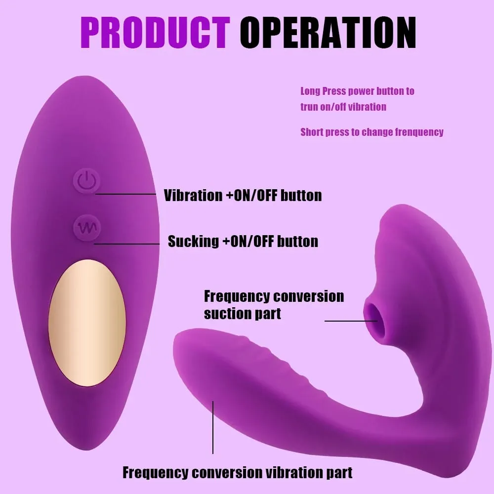 APP บลูทูธช่องคลอด Sucking Vibrator 20 โหมด Vibrating Sucker Oral Sex ดูด Clitoris Stimulator เพศเร้าอารมณ์ของเล่นสำหรับผู้หญิง — image 3