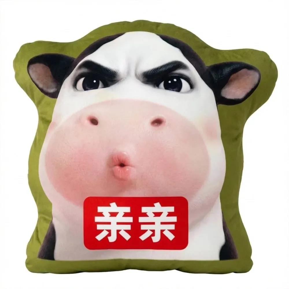 Coussin en forme de vache abstraite, mignon, décor de canapé, dessin animé, oreiller multifonctionnel, décoration de maison — image 4
