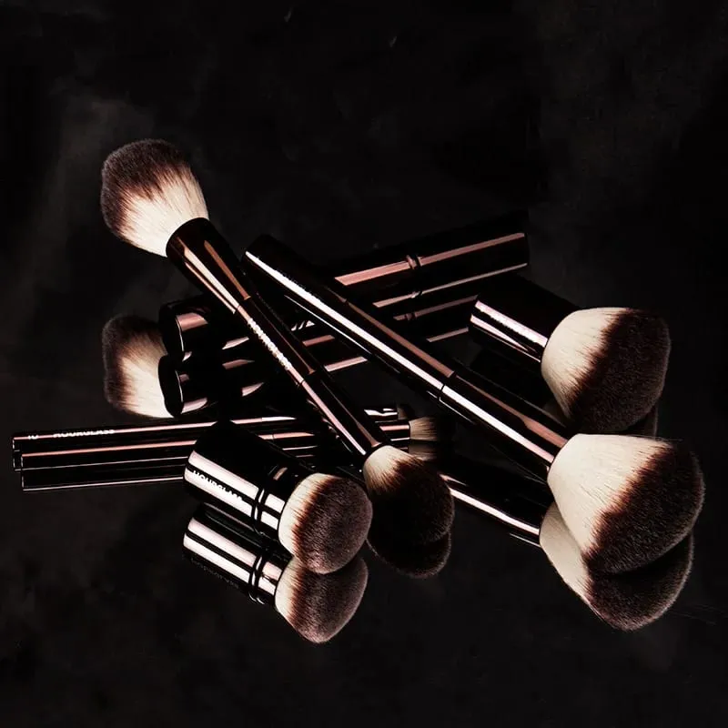 นาฬิกาทรายโหดร้ายฟรีแปรงแต่งหน้า-2024 ใหม่ 10 ชุดแปรง Blusher Powder Eyeshadow Foundation แปรงหรูหรามังสวิรัติแต่งหน้าเครื่องมือ — image 3