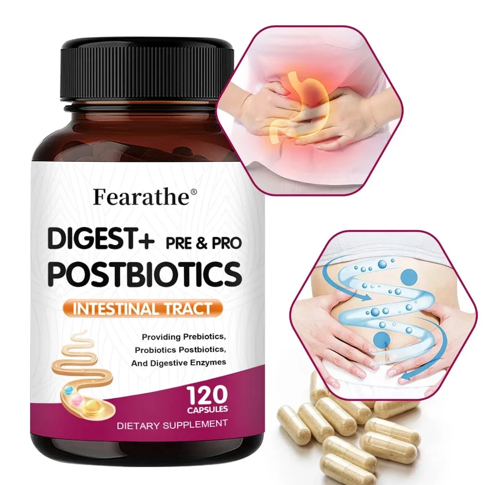 Viên nang tiêu hóa + Prebiotic + Probiotic hỗ trợ men tiêu hóa Sức khỏe đường ruột Miễn dịch giảm đầy hơi — image 1