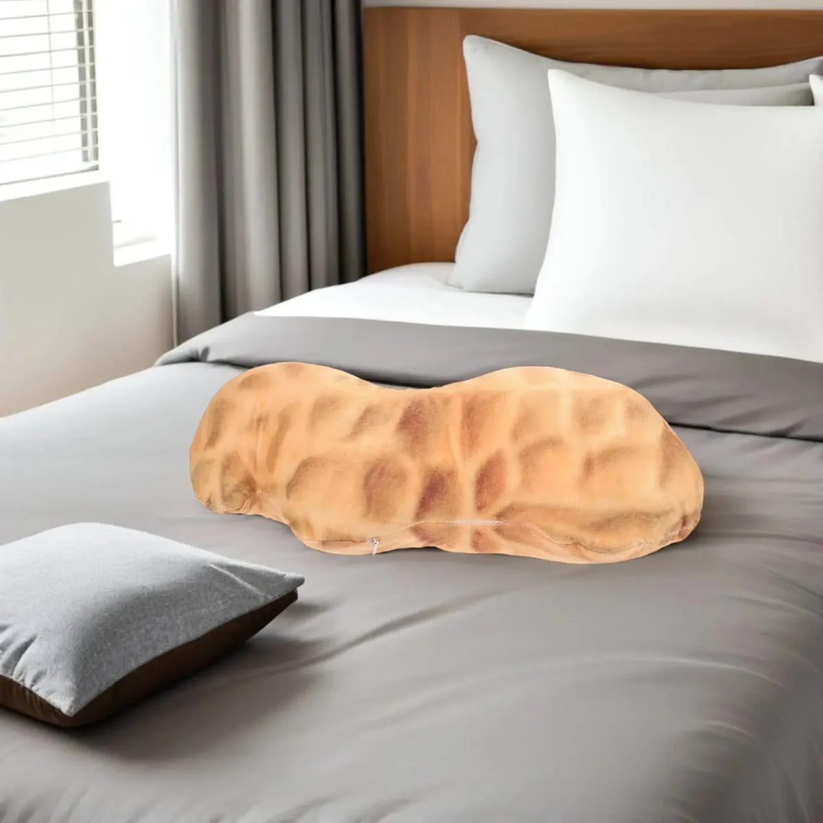 Creative ถั่วลิสงรูปตกแต่งเบาะหมอน 45 ซม.คอสำหรับโซฟาเตียงสำนักงานน่ารักตุ๊กตาหมอนสำหรับ Home ใช้ — image 6