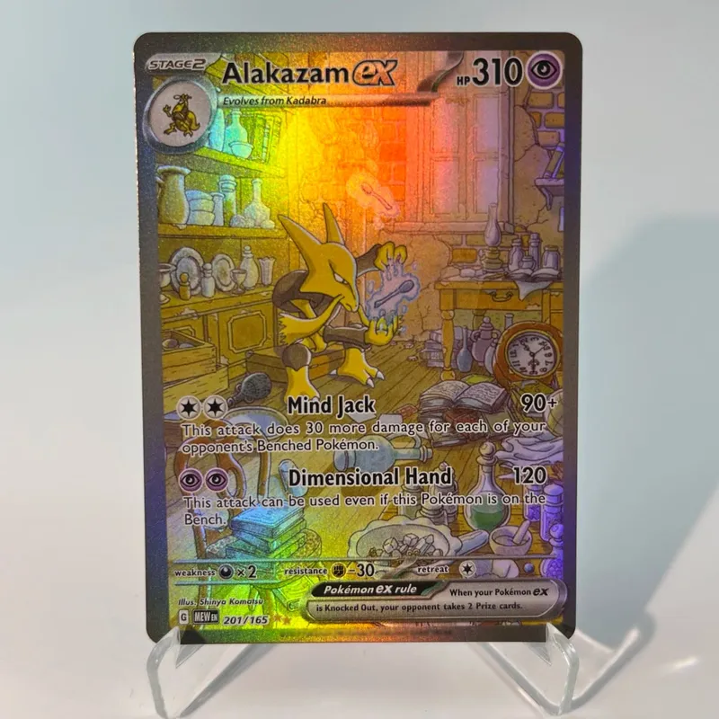 Pokémon 151 PKM Cards PTCG3-D Bulbasaur Squirt Rainbow Gengar ex Holographic Ex GX Rare Collection Battle Toys Hadiah untuk Hobi — image 25