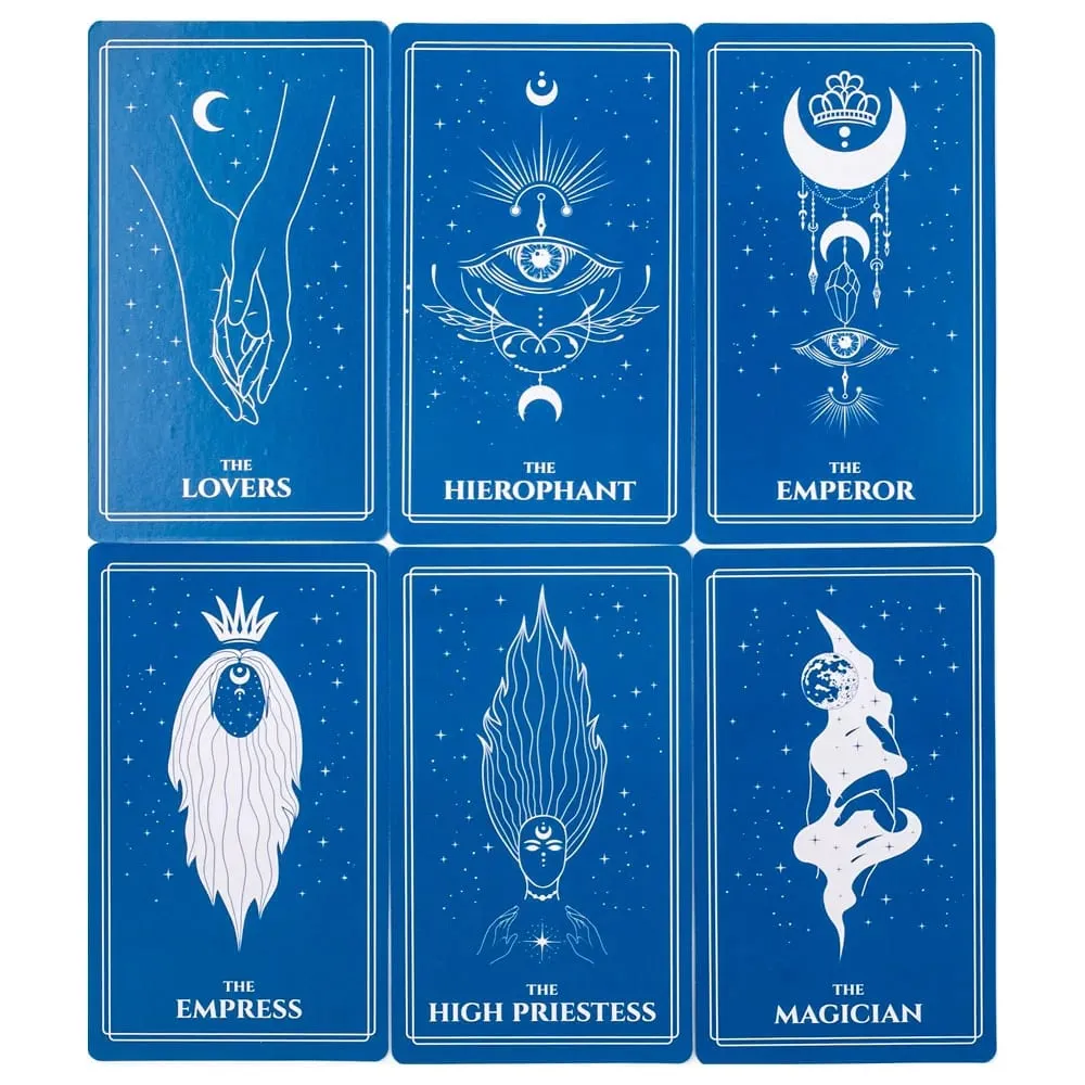 Tarot céleste rempli de l'atmosphère mystérieuse des corps célestes cosmiques Divination Edition Deck Jeux de société — image 5