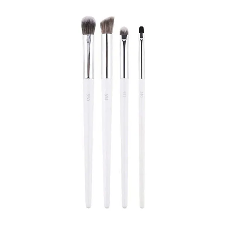 1pc Weiß Pulver Make-Up Pinsel 3D Flüssige Foundation Basis Make-up Pinsel Lidschatten blending Detail Gesicht Auge Concealer schönheit werkzeug — image 27