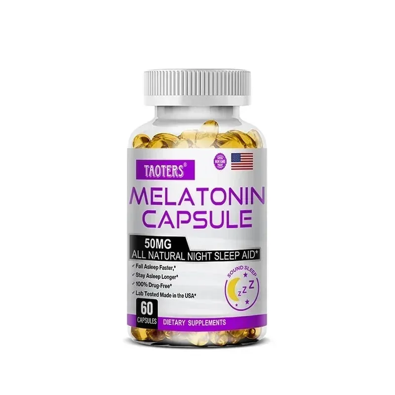 メラトニン カプセル 50mg - 入眠を促進し、心を素早く落ち着かせます。自然な睡眠補助サプリメントです。 — image 9