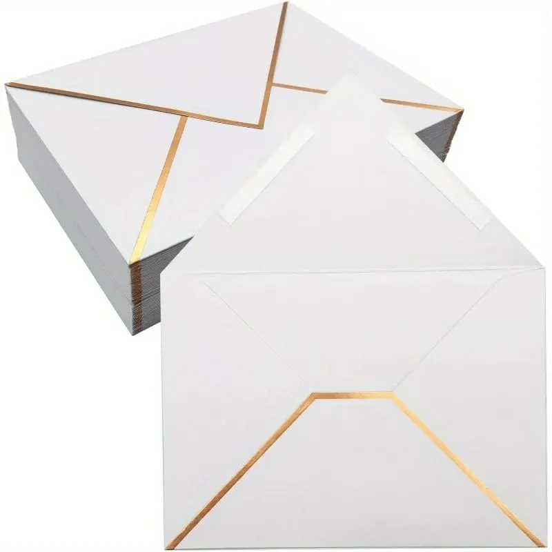 100 pezzi buste stile occidentale buste d'invito per biglietti d'auguri di compleanno cartoline carta da lettera invito a una festa forniture di cancelleria — image 6