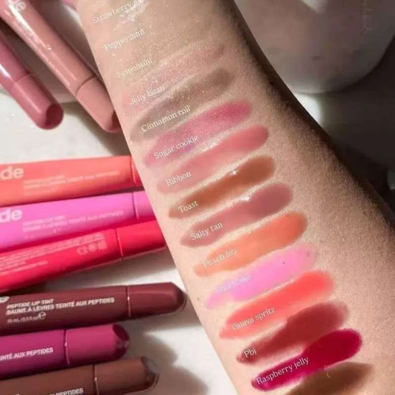 Rhode Skin Spring Lip Gloss Lip Balm Smoothing ลิปสติกเส้น Lasting Nourishing ผู้หญิง Daily Care Moisturizer Blush สาวแต่งหน้า — image 7