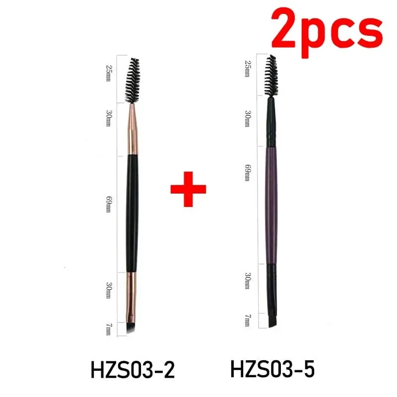 Nuovo Pennello per sopracciglia Pennello per eyeliner per sopracciglia Pennello per correttore Pennelli per trucco professionale Microbrashi per ciglia HZS03 — image 16
