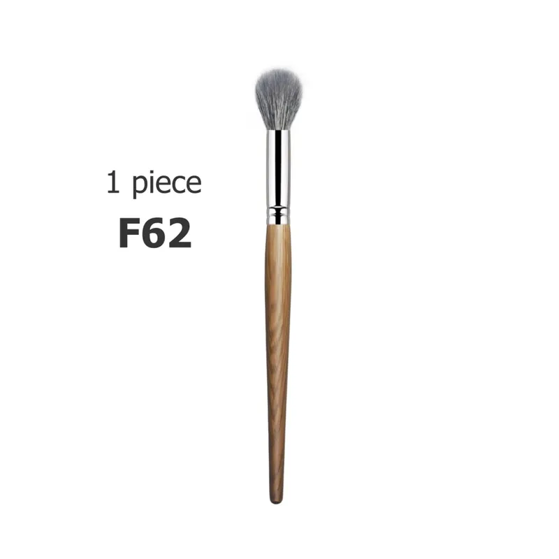 แปรงคอนทัวร์ขนาดเล็ก Bronzer Blush Soft Fluffy Natural Goat Hair Face แปรงแต่งหน้าชุด