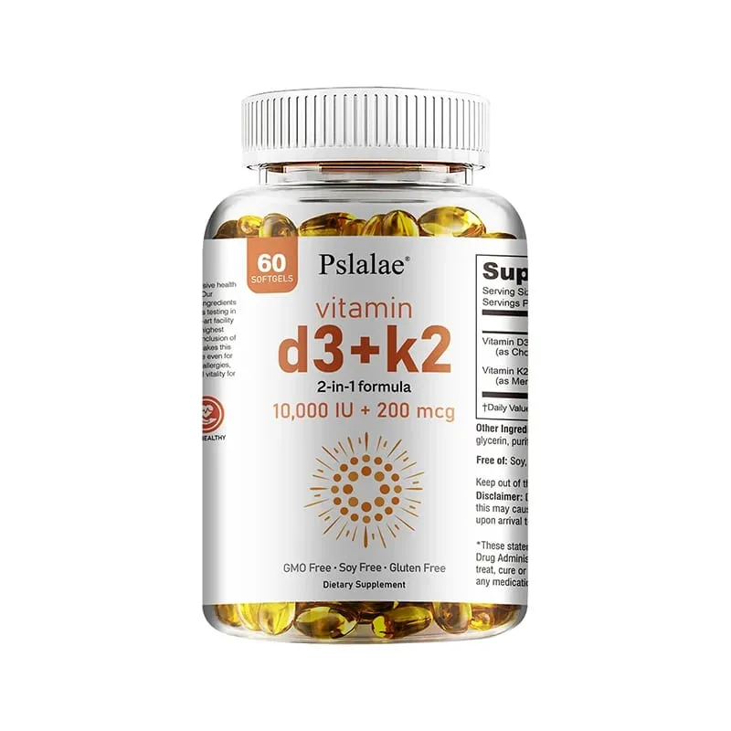 Vitamin D3 10000 IU with K2 200 Mcg | 2 in 1 Support Immune Heart Joint Teeth & Bone Health — image 9