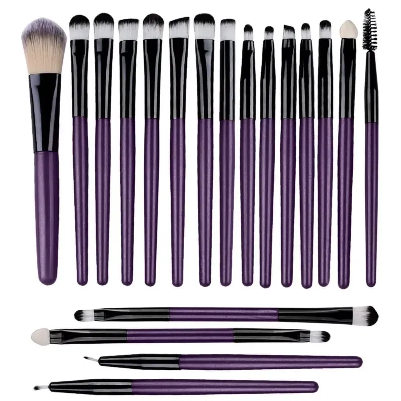 20 szt. Zestaw pędzli do makijażu Eyeliner mieszający policzki Kosmetyczne pędzle do podkładu pod oczy Profesjonalny kompletny zestaw do cieni do powiek do twarzy — image 17