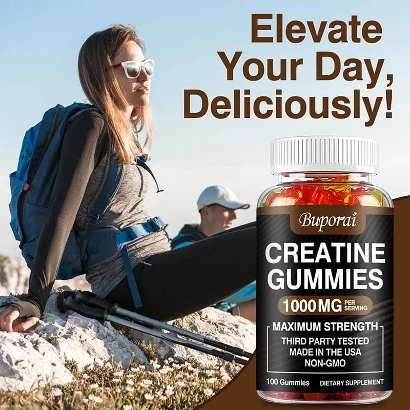 Creatine Monohydrate Gummies - Build Strength Promote Muscle Growth Improve Endurance and Energy — image 6