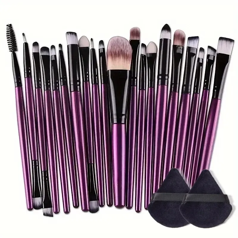8st-20st sminkborstar set Mjuk fluffig ögonskugga Borste detalj Concealer Blush Loose Powder Foundation Highlighter Beauty Tool — image 15