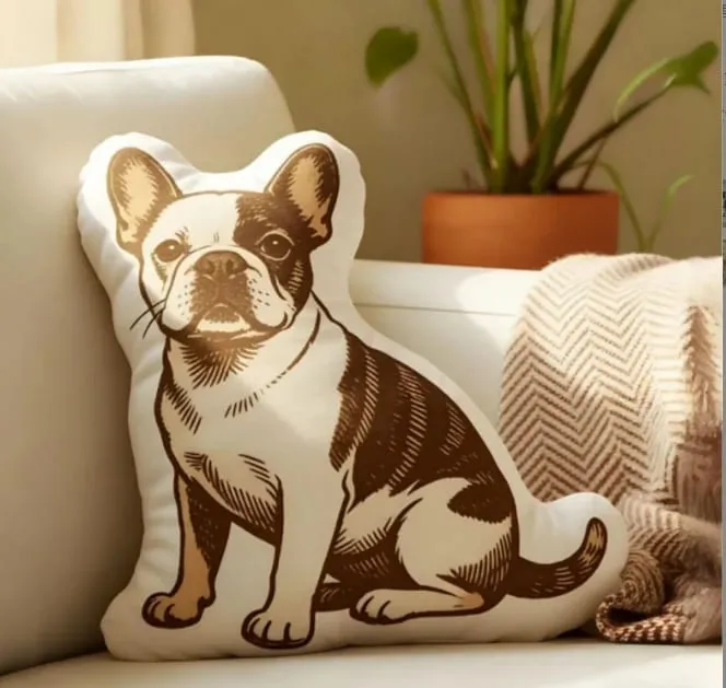 Cuscino per cani con simulazione stampata in 3D, divertente cuscino a forma di animale domestico, soggiorno, camera da letto, decorazione morbida, regalo di festa personalizzato — image 18