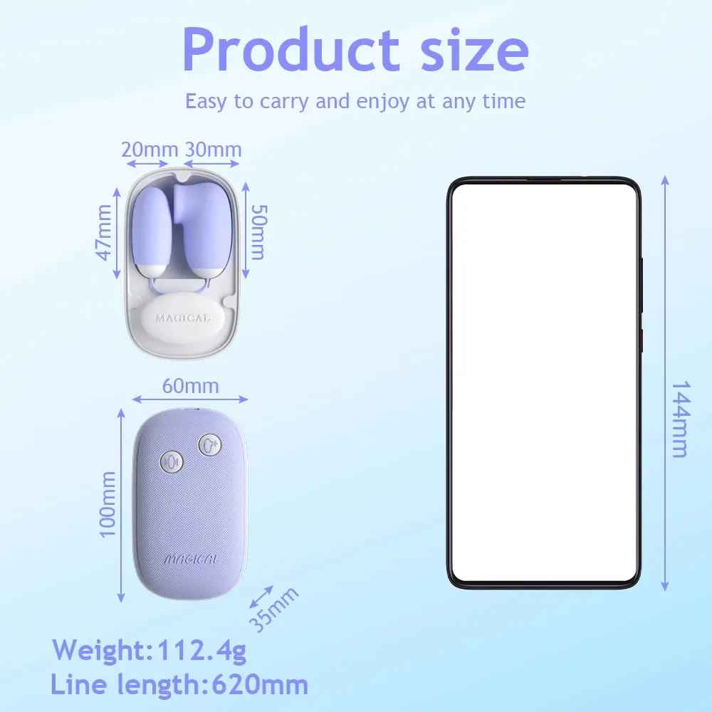 Magic Box klitorální sací vibrátor s vibračním vajíčkem G bodový stimulátor odsávání bradavek 12rychlostní vaginální kuličkové sexuální hračky pro ženy — image 3