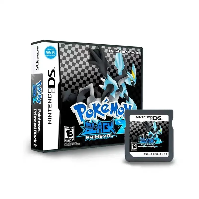 Anime Pokemon-serie NDS Game Cartridge Videogameconsole Moemon Zilver Geel KAIZO MoonBlack2 Hobbycollectie Geschenken Speelgoed — image 5
