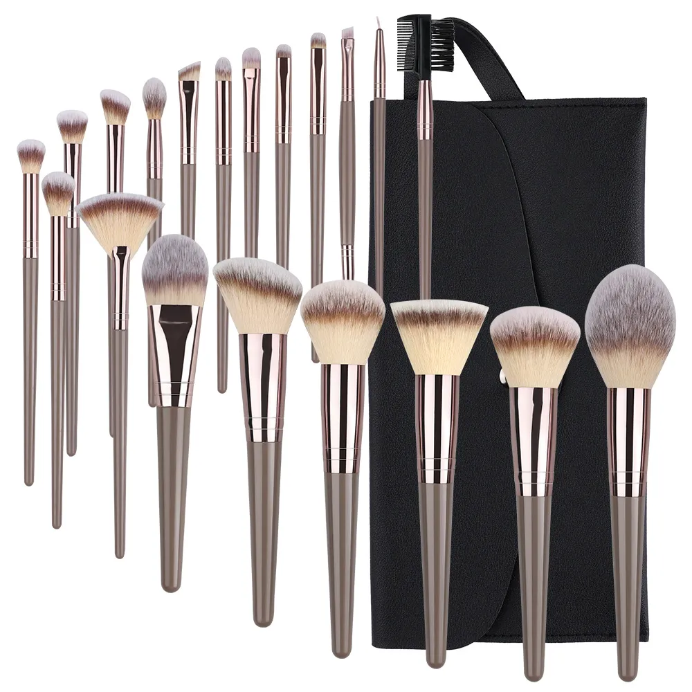 Set di pennelli per trucco da 20 pezzi Professionale Dettagli super morbidi Blush evidenziatore Fondotinta correttore Pennello per ombretto Strumento di bellezza per donna — image 5
