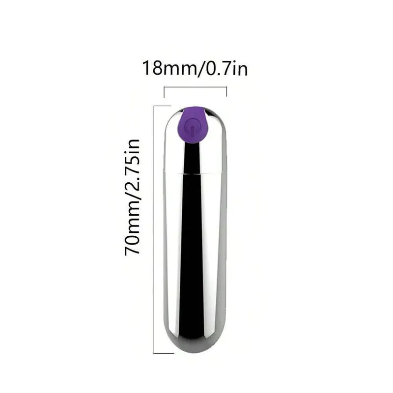 USB Şarj Edilebilir Kurşun Vibratör - Su Geçirmez Mini Güçlü Vibratör 10 Mod Klitoris G-Spot Stimülatörü Kadınlar için Seks Oyuncak — image 15