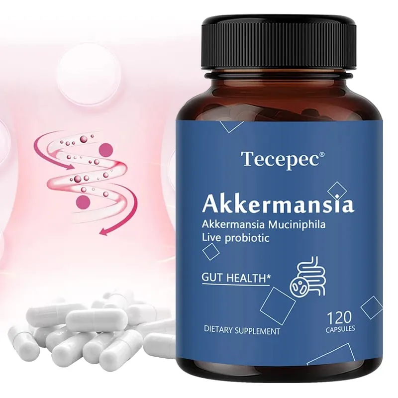 Integratore di supporto per la salute dell'intestino probiotico Akkermansia | Contiene Akkermansia Muciniphila – Migliora l'assorbimento dei nutrienti — image 1