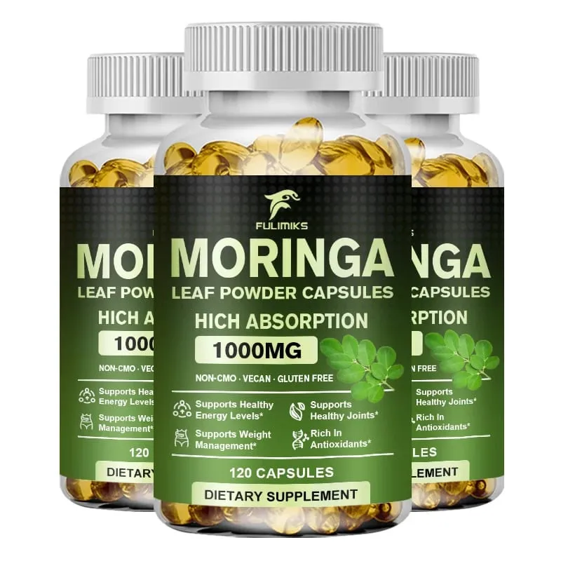 Natural Moringa 1000mg Supplement Supports Immune Defense Digestion Skin Joint Energy & Antioxidant Health — image 10