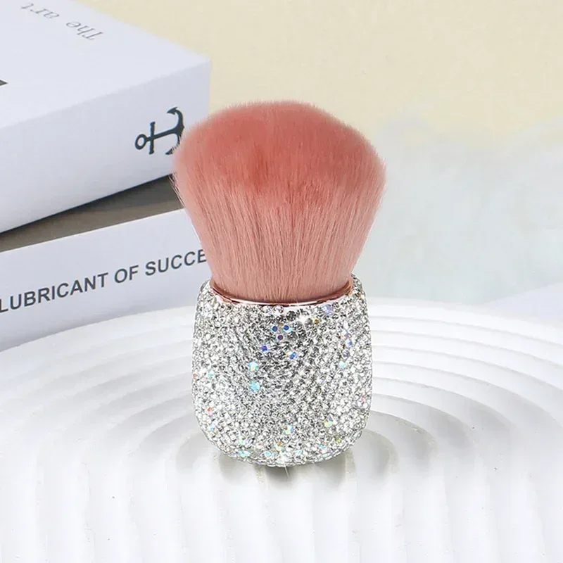 Diamond Handle Makeup Brush Professional Loose Powder Brush Blush Brushes Mushroom Head Foundation Blush Soft Hair Brush Tool