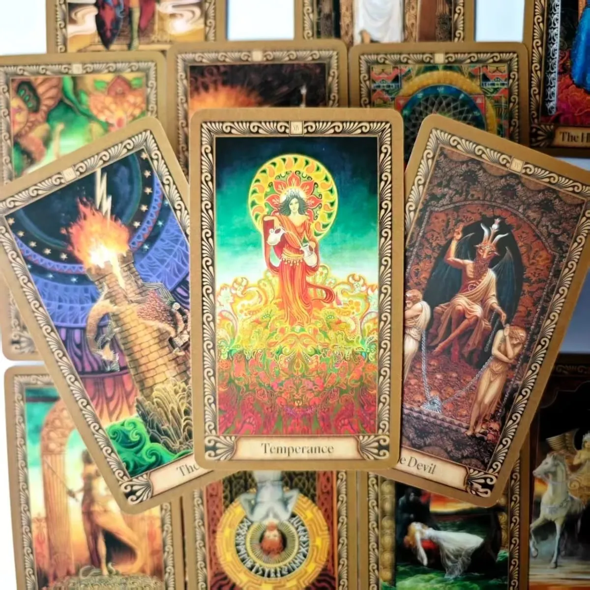 Mystic Psyche Tarot Deck – ชุดการ์ด 78 ใบเพื่อการเติบโตทางจิตวิญญาณภูมิปัญญาที่ใช้งานง่ายและการสำรวจตามแบบฉบับ — image 3