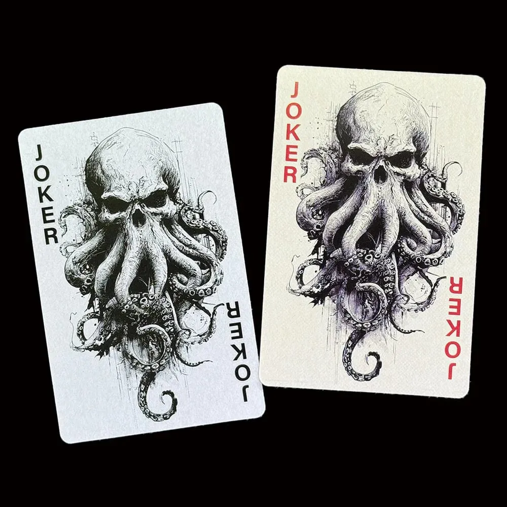 55 pièces Mythos cartes à jouer arrivée étrange Poker gothique horreur crâne poulpe jeu de société carte pour tours de magie Collection cadeau — image 4