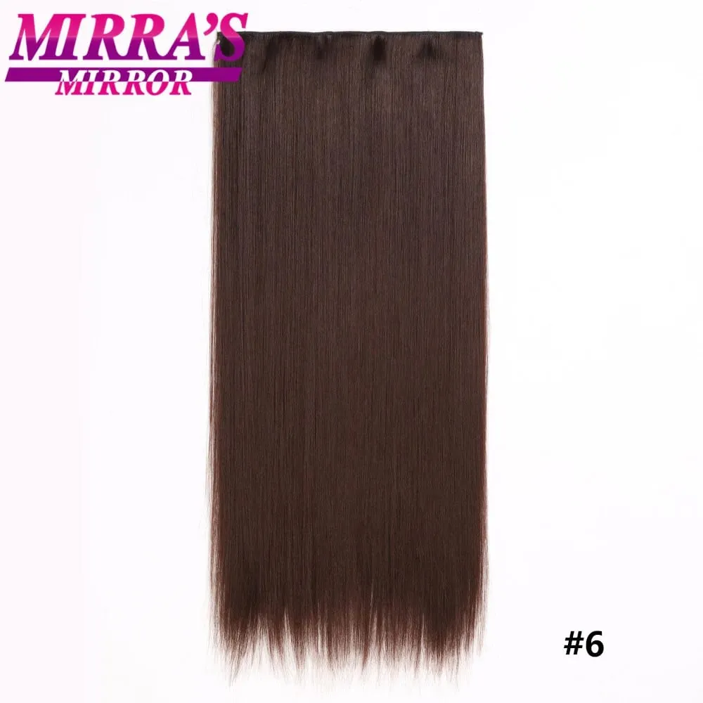 Clip In Hair Extensions With Clips Hairpieces Synthetic Extension False/Fake Hair Blonde Eunice Hair Long Hair Pieces Red Pink — image 65