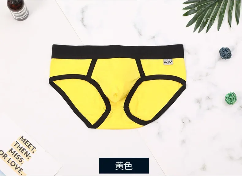 Celana dalam pria Modal Warna yang nyaman dan bernapas, celana sederhana warna solid YCFY — image 12